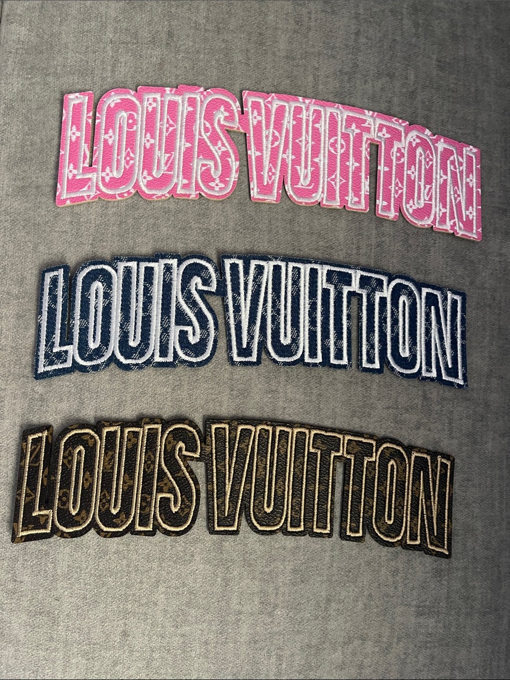 LV Custom Iron On Patches- Large